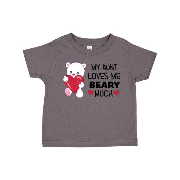 Inktastic My Aunt Loves Me Beary Much Cute Bear Boys or Girls Toddler T-Shirt