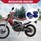 thumbnail image 2 of Tensor de polea de rodillo de cadena con junta de tuerca de perno/tensor de guía de rueda para motocicleta Mini bicicleta ATV 125 cc 140 cc 160 cc XR125 KLX110 Dirt Bike/plástico 8 mm/2 juegos azul, 2 of 7