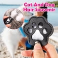thumbnail image 4 of YUNOVA Pet Fur Keychain with Photo Slot, Paw Print Memorial Keepsake Keychain, Refillable Pet Hair Collector for Keys, Gift for Pet Owners Who Lost a Dog or Cat, 4 of 7