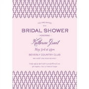 Loving Lattice Standard Bridal Shower Invitation