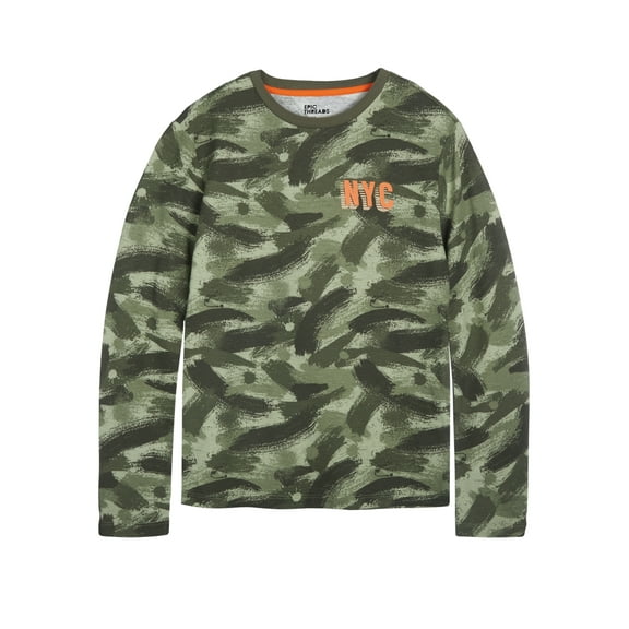 MSRP $16 Epic Threads Big Boys Long Sleeve Graphic T-shirt Size Medium