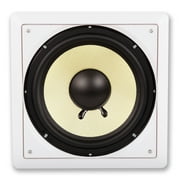 Acoustic Audio HD-S10 Flush Mount Passive Subwoofer In Wall with 10 Speaker