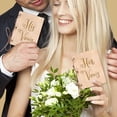 thumbnail image 5 of OUNONA 4 Pcs/2 Bride Wedding Invitations Lovers Beige, 5 of 8