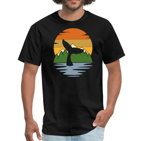 Nautical Ocean Humpback Whale Sunset Unisex Classic T-Shirt