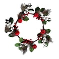 thumbnail image 1 of Anillo De Vela De Navidad, Decoración Artesanal Para Cumpleaños, Aniversarios De Puerta, Elegante D, 1 of 9