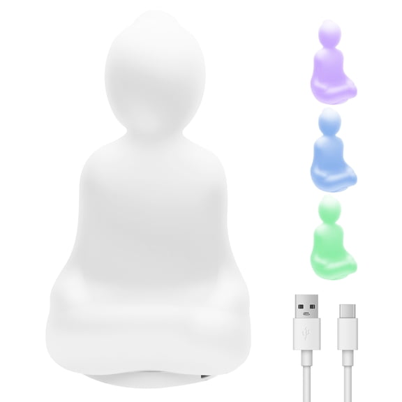 Mindfulness Breathing Yoga 4-7-8 Guided Visual Meditation Breathing Light Rechargeable Relaxation,Guided Visual Meditation Tool for Mindfulness,Relaxing Self Care Gift