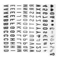 thumbnail image 3 of 104pcs Cinematic Lightbox Replacement Letters & Numbers Signs black for A4 MagiGlow Light Up Letter Box Sign Message Board 65.4x35mm(LED Light Box is, 3 of 5