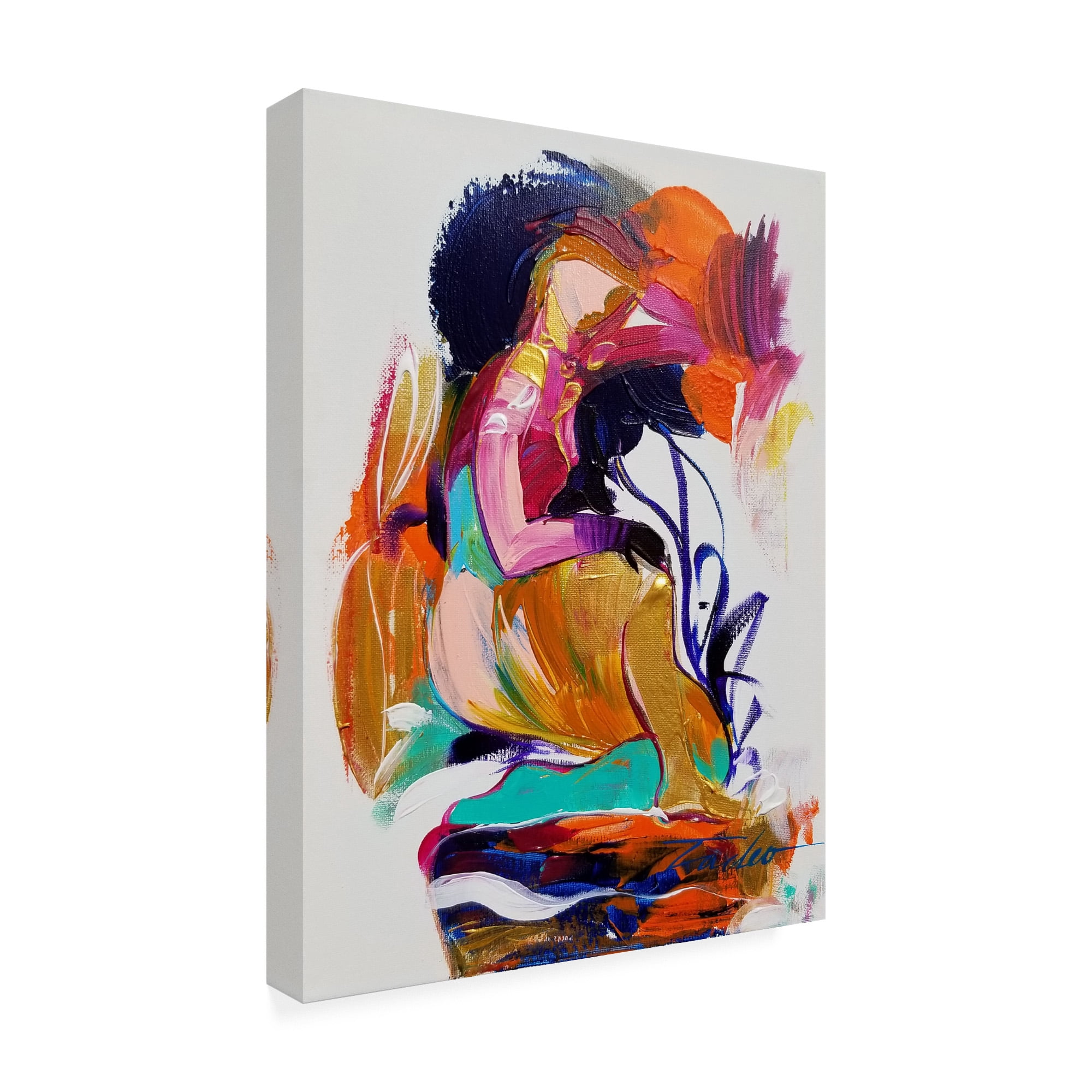 Trademark Fine Art 'Figure Study Ii' Canvas Art by Tadeo Zavaleta