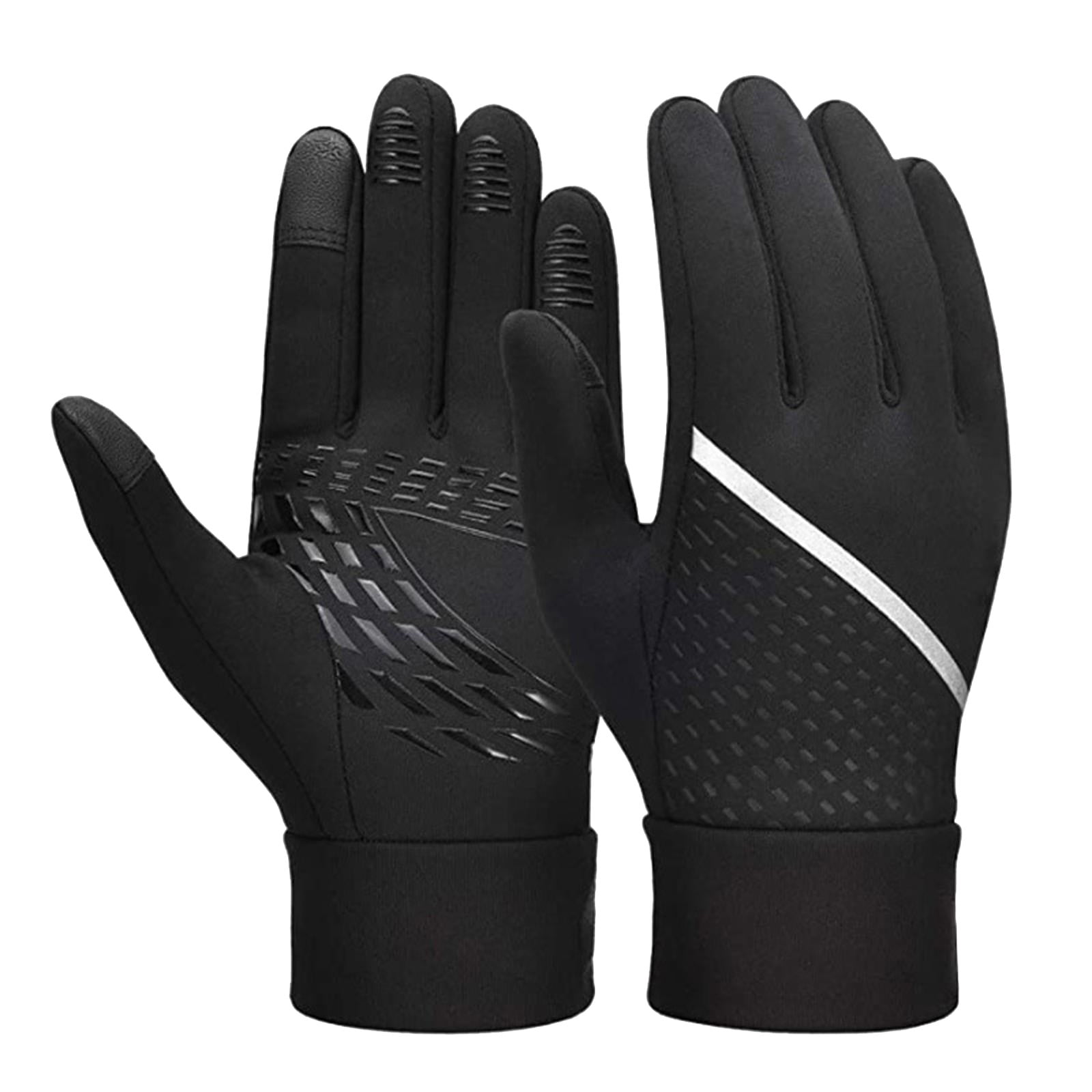 Gloves for bike windproof running gloves for touch screen non slip 