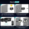 thumbnail image 4 of Solar Outdoor Lights 2500LM 210 LED Security Lights with Remote Control,3 Heads Motion Sensor Lights, IP65 Waterproof,270° Wide Angle Flood Wall Lights with 3 Modes(3 Packs), 4 of 4