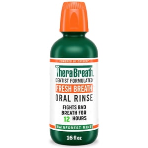 Alcohol-Free Fresh Breath Mouthwash, Rainforest Mint