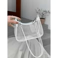 thumbnail image 4 of Luxtrada Clear Bag for Stadium Events Women's Purse Handbags Small Purse shoulder bag Crossbody Bag (Black), 4 of 10