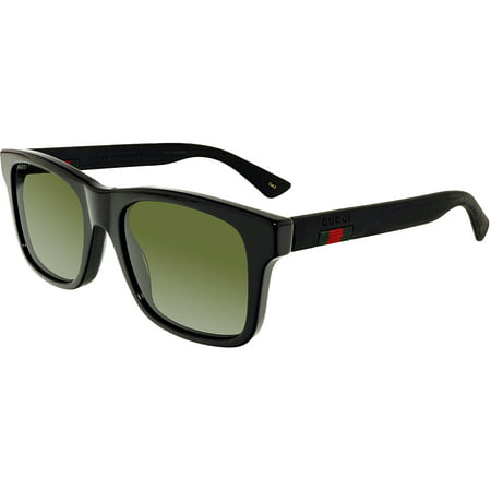 Gucci GG0008S-001-53 Black Square Sunglasses