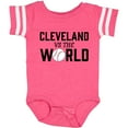 thumbnail image 3 of Inktastic Cleveland Vs. the World with Baseball Boys or Girls Baby Bodysuit, 3 of 5