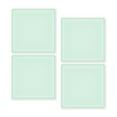 thumbnail image 1 of Weddingstar Clear Glass Square Drink Coaster - Blank - Set of 4, 1 of 3