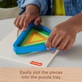 thumbnail image 3 of Fisher-Price Mini Puzzle Arc-en-Ciel en Bois Triangle - Exclusivité Walmart, 3 of 6