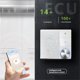 thumbnail image 4 of Termostatos Inteligentes Tuya para Aire Acondicionado con Control Remoto WIFI Termostato con Perilla Inteligente Interruptor de Control de Temperatura LED A, 4 of 5