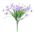 thumbnail image 2 of Artificial Flowers Flower Plastic Faux Daisy Wildflowers Indoor Outside Garden Decor Decorations For Home Room Bedroom Garland Plants Purple, 2 of 3