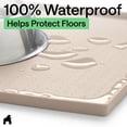 thumbnail image 4 of GORILLA GRIP Silicone Pet Feeding Mat, 100% Waterproof, Protects Floors, 18.5x11.5 Cream, 4 of 9
