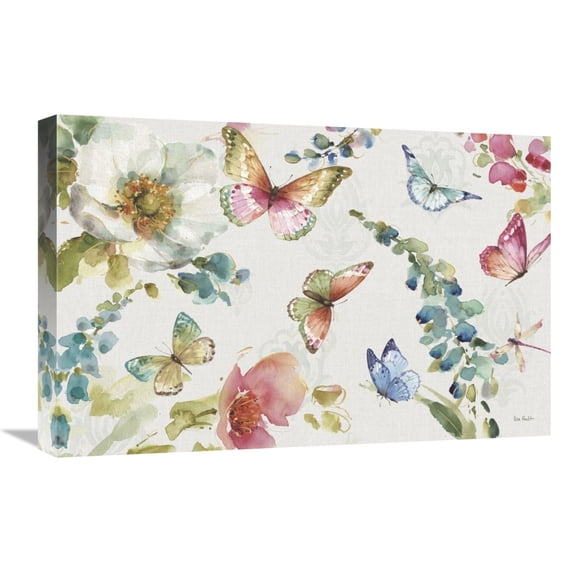 Global Gallery's 'Colorful Breeze I' By Lisa Audit Stretched Canvas Wall Art