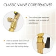 thumbnail image 6 of R410A R22 Valve Core Remover Installer Tool with Dual Size SAE 1/4 & 5/16 Port for R404A R407C R134A R12 R32 HVAC System, 6 of 8