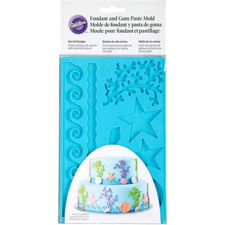 Wilton Fondant and Gum Paste Silicone Mold Sea Life