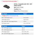 thumbnail image 2 of Oil Pan - Compatible with 1990 - 2007 Dodge Caravan 1991 1992 1993 1994 1995 1996 1997 1998 1999 2000 2001 2002 2003 2004 2005 2006, 2 of 2