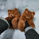 thumbnail image 4 of Zapatillas De Felpa De Oso De Dibujos Animados Para Mujer, Pantuflas De Felpa Para El Hogar, Pantuflas Cálidas Para Interiores, Regalo De Invierno Vogacara AP007380-04, 4 of 5