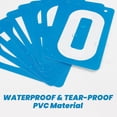 thumbnail image 2 of GOGO Number Score Cards, Set of 0-9, Blue 3-1/8" x 5-1/2" Thick PVC Cards (Rings Not Included), 2 of 7
