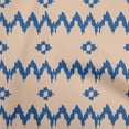 thumbnail image 1 of oneOone Georgette Viscose Tan Fabric Abstract Dress Material Fabric Print Fabric By The Yard 42 Inch Wide, 1 of 5