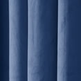 thumbnail image 3 of TWOPAGES Room Darkening Velvet Pinch Pleated Curtain Soft Drape for Bedroom, 1 Panel, 52"x84", Ocean Blue, 3 of 5