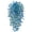 Light Blue, variant on Eqslft 30Inch Artificial Hanging Flowers, UV Resistant Silk Floral Vines, Realistic Drooping Flower Bushes, for Indoor/Outdoor Home Garden Patio Porch Wall & Basket Decor
