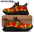 thumbnail image 1 of Chaussures à Lacets pour Femmes Design Fleur d'Hibiscus Tropical Décontracté Résistant à l'Usure, 1 of 5