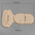 thumbnail image 4 of BECLOTH Coussinets de Talon Confortables Coussinets de Confort pour Talons Hauts Réutilisables Protège-Talons pour Femmes Hommes Inserts de Chaussures pour Femmes, 4 of 8