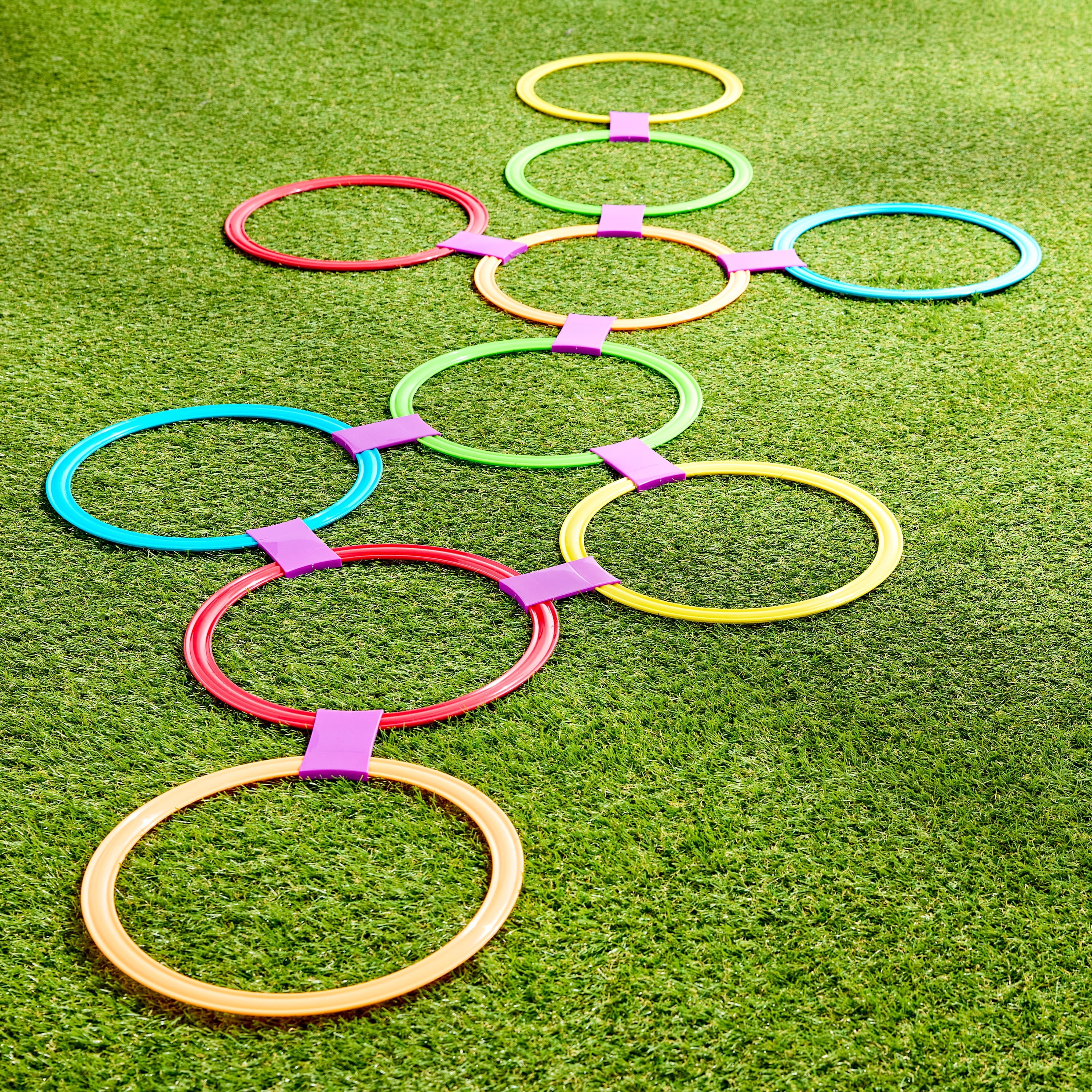 Play Day Hopscotch Rings, 20 Pieces