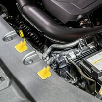 MLINS 10pcs Hood Prop Rod Clamp Plastic Engine Hood Support Clip Quick Installation Hood Rod Clip For Preventing Hood Wobbling Car Hood Struts Lift Support Clamp Compatible for Chrysler/