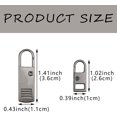 thumbnail image 2 of Paquete de 30 tiradores de cremallera de repuesto, cabezal de cremallera desmontable, tiradores de cremallera de metal, extensor, kit de reparación para zapatos, equipaje, maletas, bolsa, ropa, m, 2 of 5