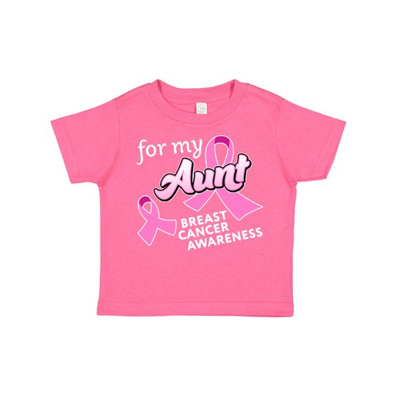 Inktastic For My Aunt - Breast Cancer Awareness Boys or Girls Toddler T-Shirt