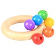 thumbnail image 1 of 1pc Baby Education Toy Hand Grab Jingle Bells Sleigh Bells Music Instrument on Plastic Handle for Baby Kids(Hand Grab Pattern), 1 of 6