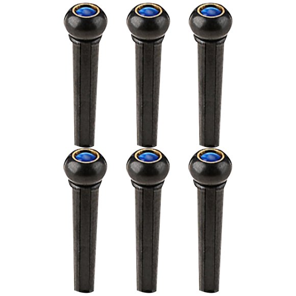 KALLORY 6Ud Accesorios Para Guitarra Negras De Plástico Para Fijación Y Mantenimiento