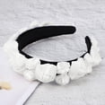 thumbnail image 6 of Unique Bargains 1 Pc Elegant Flowers Headbands for Women White, 6 of 6