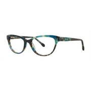 LILLY PULITZER Eyeglasses CAPTIVA Aqua Havana 50MM