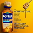 thumbnail image 4 of Vicks NyQuil Severe Liquid Medicine, Cold, Cough & Flu, Over-the-Counter Medicine, Honey, 12 oz, 4 of 12