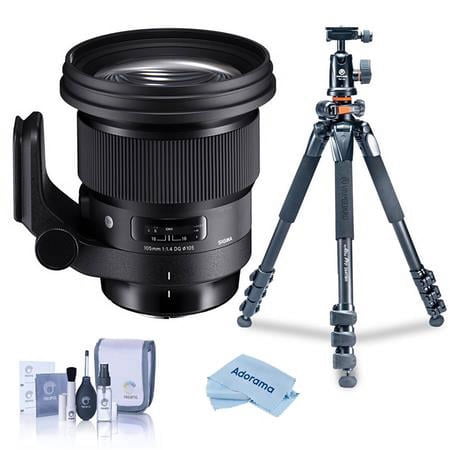 UPC: 0192223160293 | 105mm f/1.4 DG ART HSM Lens for Canon EF  Bundle with Vanguard Alta Pro 264AT Aluminum Tripod Kit  Cleaning Kit  Cleaning Cloth