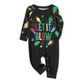 thumbnail image 4 of Meihuid Christmas Family Matching Pajamas Set Cute Santa Print Tops and Pants Pajama PJS Sets Sleepwear for Family, 4 of 10