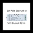 thumbnail image 2 of Interruptor Inteligente WiFi de 2 Canales Temporizador DIY 85-265V 2.4G WiFi+RF433+BT MóDulo de AutomatizacióN del Hogar para Alexa Google Home IFTT, 2 of 5