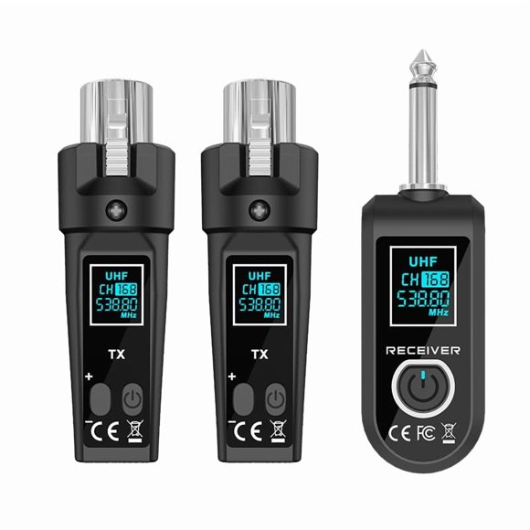 Transmisor y receptor XLR inalámbrico TAVOSOP Upgrade 2.4 GHZ