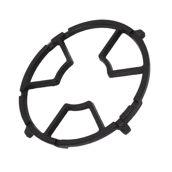 Wok en Fonte, Grille Universelle Humanisée Antidérapante pour Cuisinière à Gaz Sûre pour Poêle Artisanale pour Poêle en Acier Noir