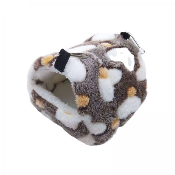 de hámster, de hámster para ratas Cama para ardillas Invierno cálido,Pequeña mascota Chinchilla Jaula para conejos enanos,Animales Mascotas Estera Cueva Acogedor saco de