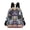 Cute Witch Pumpkins Moon, variant on Mini Backpack Purse for Women Quilted Casual Daypack Small Travel Shoulder Bag, Snowmen with Colorful Sequins Hat